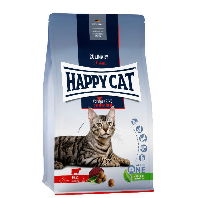 Happy Cat Корм з яловичиною для дорослих котів