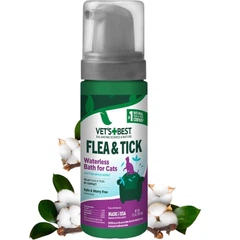 Vet's Best Vet`s best Flea & Tick Waterless Bath for Cats Миюча піна для котів від комах (з ароматом бавовни та спецій) 147 мл