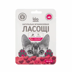 100 лапок Добавка Натуральні формі сердечка для котів