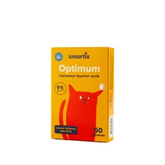 Додатковий корм Smartis Optimum із залізом для котів 50 т 981011
