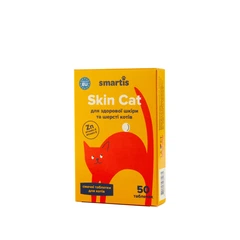 Додатковий корм Smartis Skin з амінокислотами для котів 50 таб 981035