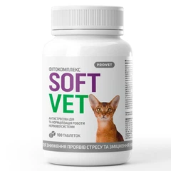 Фітокомплекс для котів Provet Softvet антистресовий 100 таб (MLZ11542)