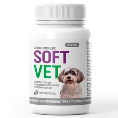 Фітокомплекс Provet SOFTVET для собак антистресова дія та нормалізації роботи нервової системи 100 таб