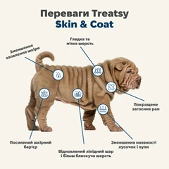 Treatsy Добавка Вітамінний комплекс вовни для собак