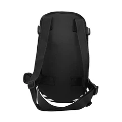 Рюкзак-кенгуру для тварин Lesko DT834 Strip Black + White L котів та собак