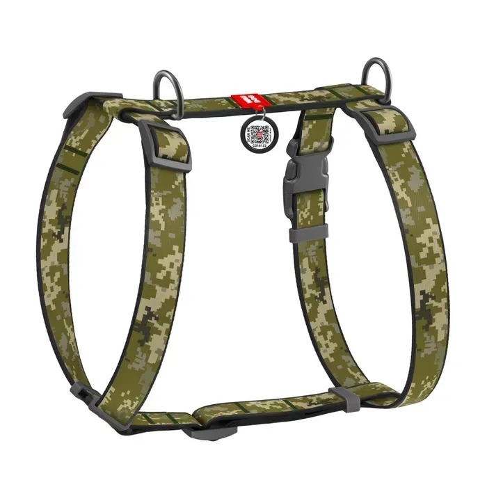 Шлея для собак COLLAR WOUDOG Н-подібна S - хакі