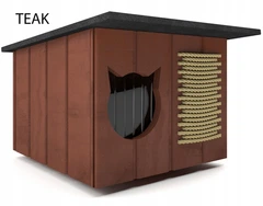 Без бренда Утеплений будиночок, CAT LAND, DRAPAK Teak