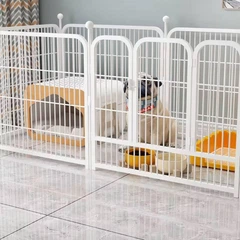 Металевий вольєр для хатніх тварин Springos 120 x 60 x 60 см Білий