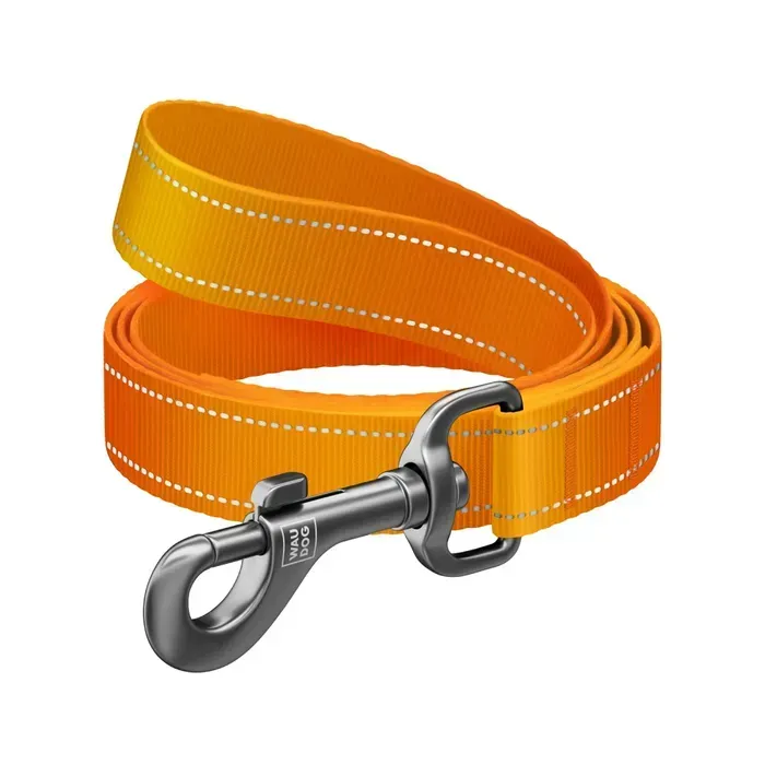 Повідець для собак Collar Waudog Nylon Mono S - помаранчевий