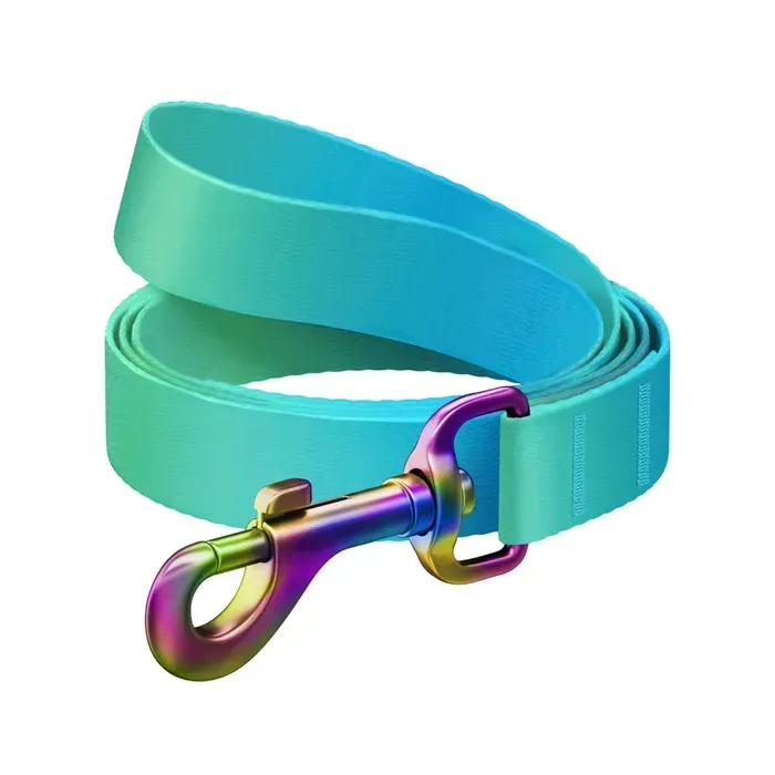 Повідець для собак Collar Waudog Nylon Recycled M - блакитний