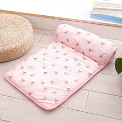 Охолоджуюча підстилка з подушкою Derby Ice Silk Summer Pet Cooling Mat Strawberry для домашніх тварин, 40х60 см