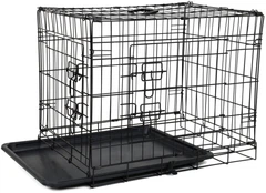 Металева клітка-манеж Funfit M/L (63х44х50,5 см) — переноска/клітка для собаки, кота та інших тварин