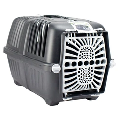 Переноска для собак та котів MPS Eco Pratiko 2 чорна до 15 кг 55x36x36 см