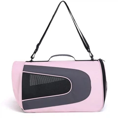 Сумка для перенесення котів та собак 45x25x26 см CosmoPet CP-13 Pink