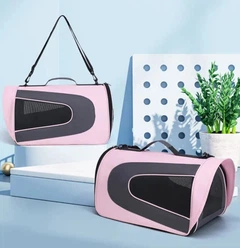 Сумка для перенесення котів та собак 45x25x26 см CosmoPet CP-13 Pink
