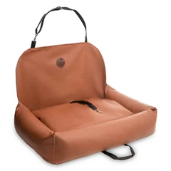 Автокрісло для собак Woof 80х55 до 25 кг Коричневий
