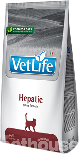 Farmina Vet Life Hepatic - Сухий лікувальний корм-дієта для кішок з хронічною печінковою недостатністю