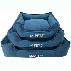 M Pets Еко-лежак з подушкою, що знімається, для собак різних порід та котів M-Pets Earth Eco Basket 90х70х22 см (6953182739517)