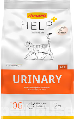 Josera Help Cat Urinary - Ветеринарна дієта з м'ясом для зменшення рецидива утворення струвітних каменів у котів