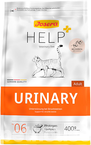Josera Help Cat Urinary - Ветеринарна дієта з м'ясом для зменшення рецидива утворення струвітних каменів у котів