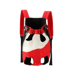 Рюкзак-кенгуру для тварин Lesko A10010-WR White Red L перноска