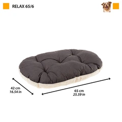 Подушка для котів та собак, виготовлена з бавовни та плюшу Ferplast Relax F 65/6