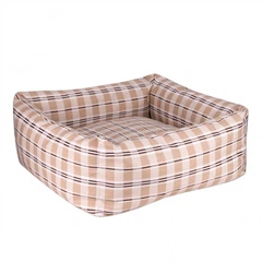 Лежанка для Собак та Котів BronzeDog Comfort Квадратна Бежева 40 х 40 см (1412114)