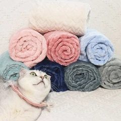 Derby Плед для тварин Soft Warm Fluffy Pet Blanket 70х100 см Зелений