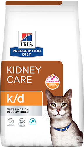 Hill's Prescription Diet k/d Kidney Care Tuna - Корм-дієта з тунцем для котів із захворюваннями нирок та серця