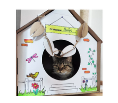 Будиночок картонний Вікенд "Lucky Pet" для котів