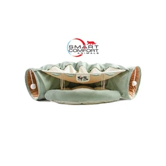 Smart Comfort System Будиночок для кота Smart Comfort Animals GX-77 оливковий ігровий комплекс Будиночок для кішки з секретним тунелем і спальним місцем