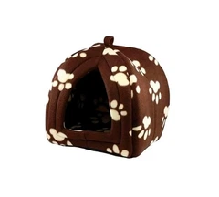 Без бренда М'який будиночок для собак та кішок Pet Pet Toys 27х27 см Коричневий