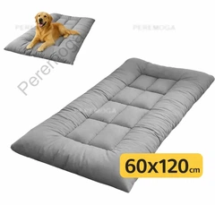 Solve Великий килимок-лежанка для собак 60 х 120 см — м’який, антиковзкий, 750 г, сірий KT7006052