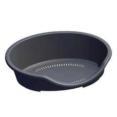Пластиковий лежак для собак та котів Petmax Bed Anti Slip 60х40х20 см (3838851374592)