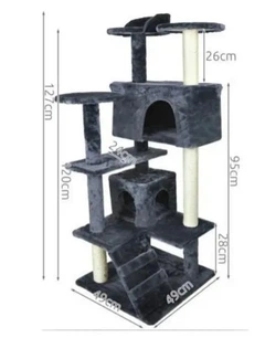 MT Malatec Котячий ігровий комплекс із дряпками, будиночками та лежанками