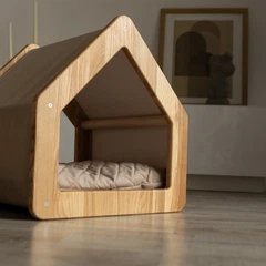 Graf Petshop Будиночок для котів та собак BARNY S ( бежевий)
