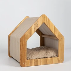 Graf Petshop Будиночок для котів та собак BARNY S ( бежевий)