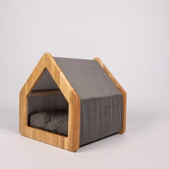 Graf Petshop Будиночок для котів та собак BARNY S ( темно сірий)