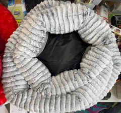 Без бренду М'яка лежанка-ліжко для собак та котів спальне місце для тварин Pet Choice 35×30 см. Сірий