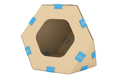 Будиночок модульний для котів TelePet 440*440*370 мм картон Collar
