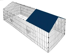 Без бренда Металева клітка для кроликів та морських свинок Wide 180x75x75