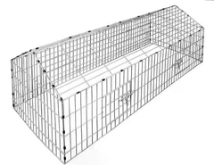 Без бренда Металева клітка для кроликів та морських свинок Wide 180x75x75