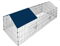 Без бренда Металева клітка для кроликів та морських свинок Wide 180x75x75