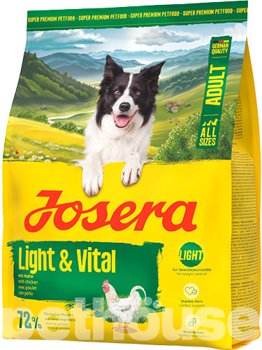 Josera All Sizes Adult Light & Vital - Сухий дієтичний корм для собак усіх порід з надмірною вагою