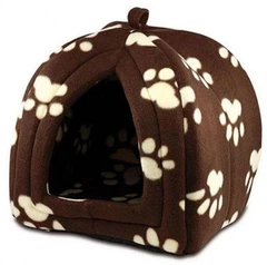 Ukc М'який будиночок для собак та кішок Pet Hut м'який будиночок для собак та кишок флісовий