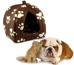 Ukc М'який будиночок для собак та кішок Pet Hut м'який будиночок для собак та кишок флісовий