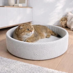 Без бренду Лежанка для кота, спальний кошик для котів і собак дрібних порід 45см