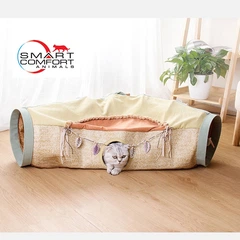 Smart Comfort System Будиночок для кота Smart Comfort Animals GX-95 оливковий ігровий комплекс Будиночок для кішки з секретним тунелем