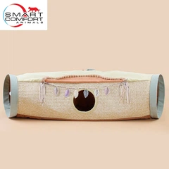 Smart Comfort System Будиночок для кота Smart Comfort Animals GX-95 оливковий ігровий комплекс Будиночок для кішки з секретним тунелем