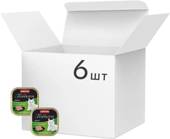 Упаковка вологого корму Animonda Vom Feinsten Adult with Turkey + Rabbit для котів з індичкою і кроликом 100 г х 6 шт (2700000033630)